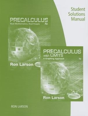 Cover for Charles Larson · Student Solutions Manual for Larson's Precalculus: Real Mathematics,  Real People, 7th (Paperback Book) [7 Revised edition] (2015)