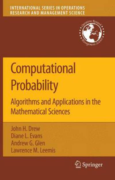 Cover for Drew · Computational Probability (Bok) [Softcover reprint of hardcover 1st ed. 2008 edition] (2010)