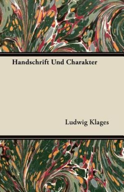Cover for Ludwig Klages · Handschrift Und Charakter (Paperback Book) (2011)