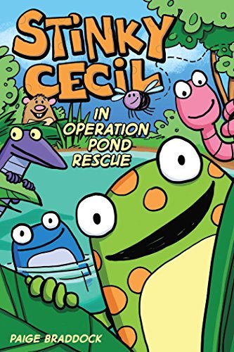 Cover for Paige Braddock · Stinky Cecil in Operation Pond Rescue (Amp Comics for Kids) (Paperback Book) (2015)