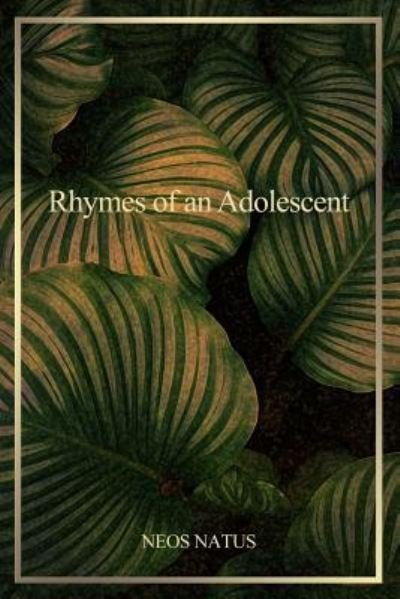 Cover for Neos Natus · Rhymes of an Adolescent (Paperback Book) (2018)