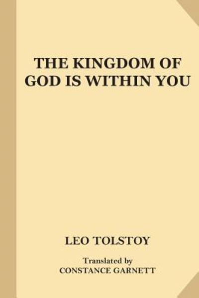 Cover for Leo Tolstoy · The Kingdom of God Is Within You (Fine Print) (Paperback Bog) (2016)