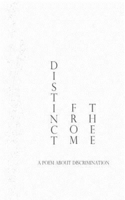 Cover for Ai · Distinct from Thee (Paperback Book) (2017)