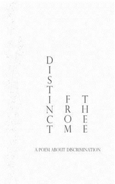 Cover for Ai · Distinct from Thee (Taschenbuch) (2017)