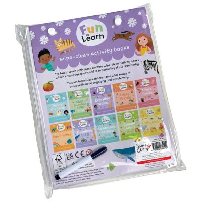 Cover for Sweet Cherry Publishing · Fun to Learn Wipe Clean Set - Fun to Learn Wipe-Clean Activity Books (Book) (2024)