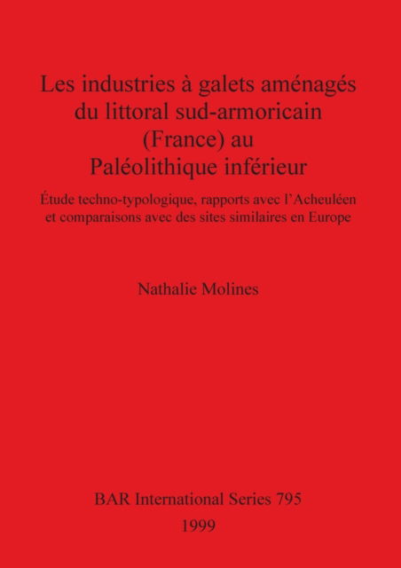 Cover for Nathalie Molines · Les industries a galets amenages du littoral sud-armoricain au Paleolithique inferieur (Paperback Book) (1999)