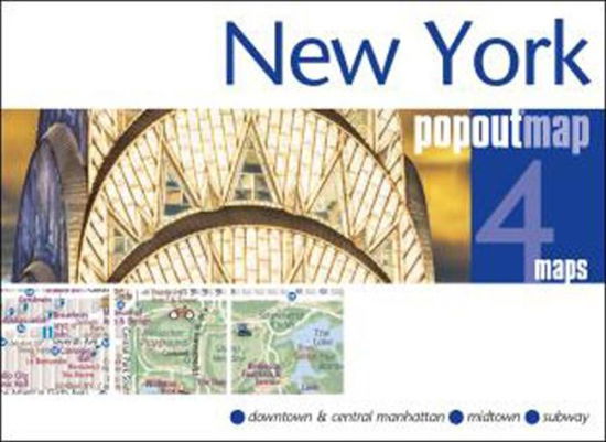 Popout Maps: New York Popout Map - Popout Map - Kirjat - PopOut Maps - 9781910218112 - torstai 28. tammikuuta 2016