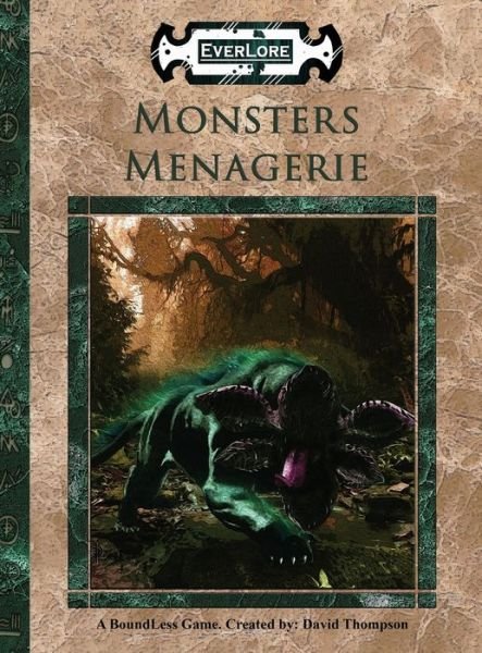 Cover for David Thompson · Monsters Menagerie (Hardcover Book) (2019)
