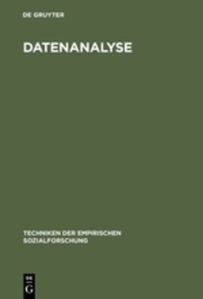 Datenanalyse - Jurgen Van Koolwijk - Books - Oldenbourg Wissenschaftsverlag - 9783486449112 - December 1, 1977
