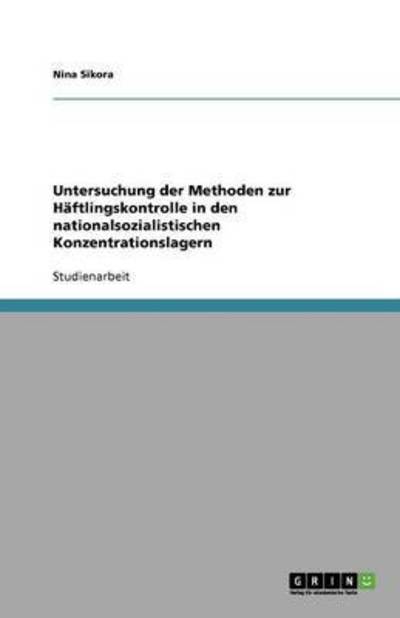 Cover for Sikora · Untersuchung der Methoden zur Hä (Buch) [German edition] (2011)