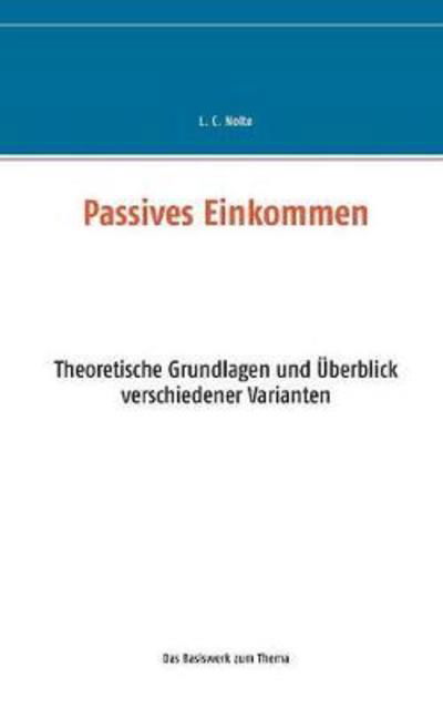 Cover for Nolte · Passives Einkommen (Book) (2018)