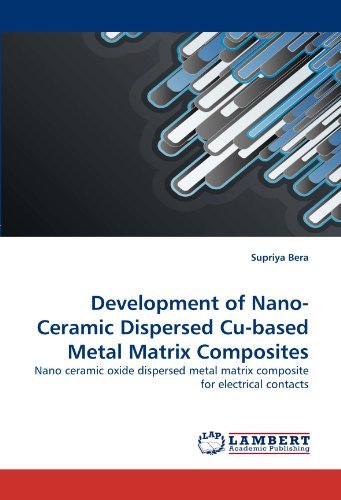 Cover for Supriya Bera · Development of Nano-ceramic Dispersed Cu-based Metal Matrix Composites: Nano Ceramic Oxide Dispersed Metal Matrix Composite for Electrical Contacts (Paperback Book) (2010)