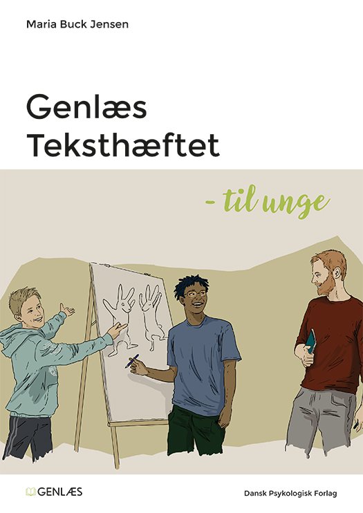 Cover for Maria Buck Jensen · Genlæs - Teksthæftet til unge (Taschenbuch) [1. Ausgabe] (2023)