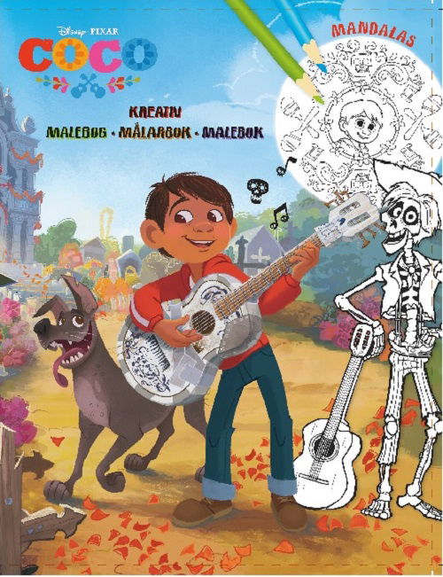 Cover for Mandalas: Mandalas Disney Coco (Hæftet bog) [1. udgave] (2017)
