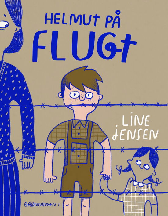 Cover for Line Jensen · Helmut på flugt (Bound Book) [1º edição] (2022)