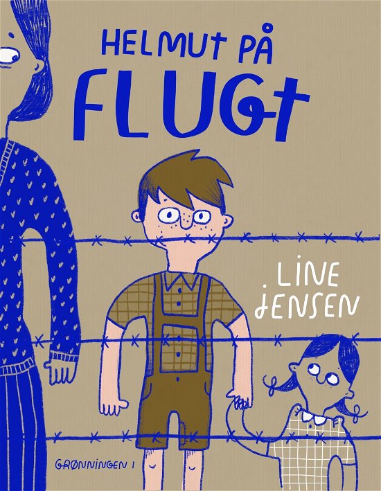 Cover for Line Jensen · Helmut på flugt (Bound Book) [1th edição] (2022)