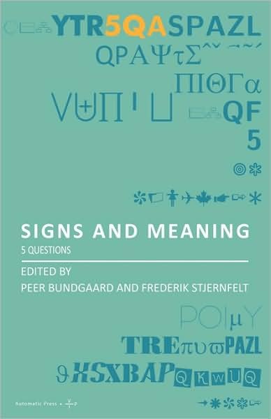 Cover for Peer Bundgaard · Signs and Meaning: 5 Questions (Pocketbok) (2009)