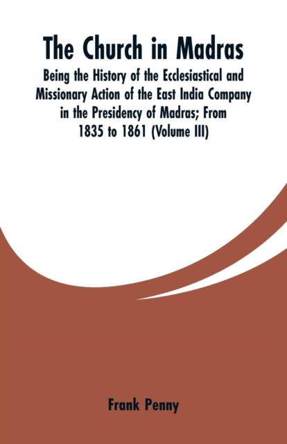 Cover for Frank Penny · The Church in Madras (Paperback Book) (2019)