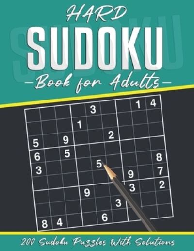 Cover for Agenda Book Edition · Hard Sudoku Book for Adults (Paperback Book) (2020)