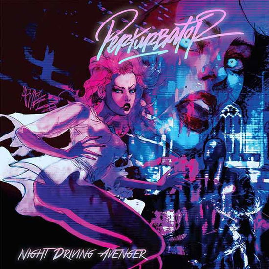 Cover for Perturbator · Night Driving Avenger (LP) [Frosted Clear Vinyl edition] (2024)