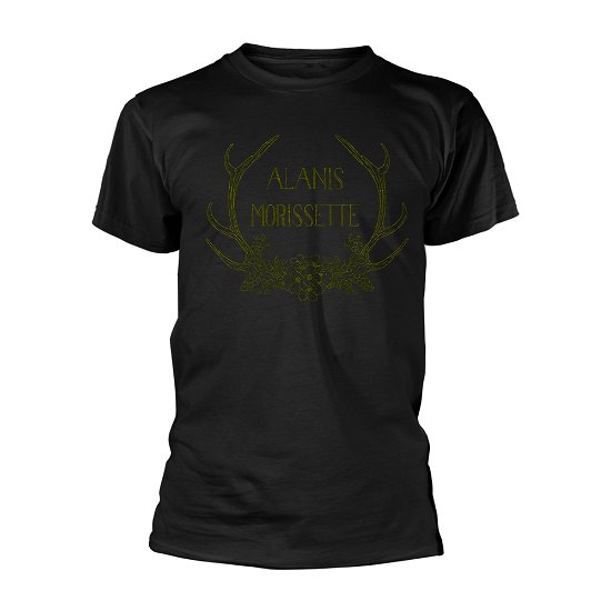 Cover for Alanis Morissette · Antlers (T-shirt) [size S] [Black edition] (2018)