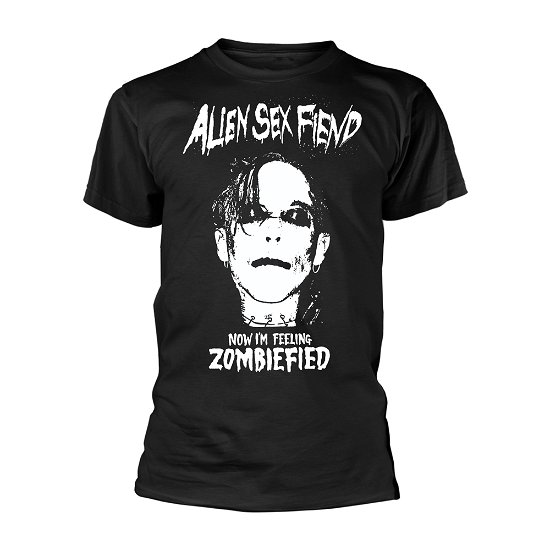 Cover for Alien Sex Fiend · Zombiefied (T-shirt) [size M] [Black edition] (2019)