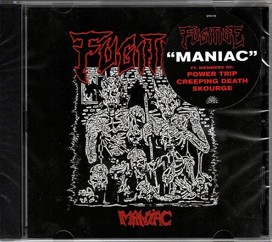 Cover for Fugitive · Maniac (CD) [EP edition] (2023)