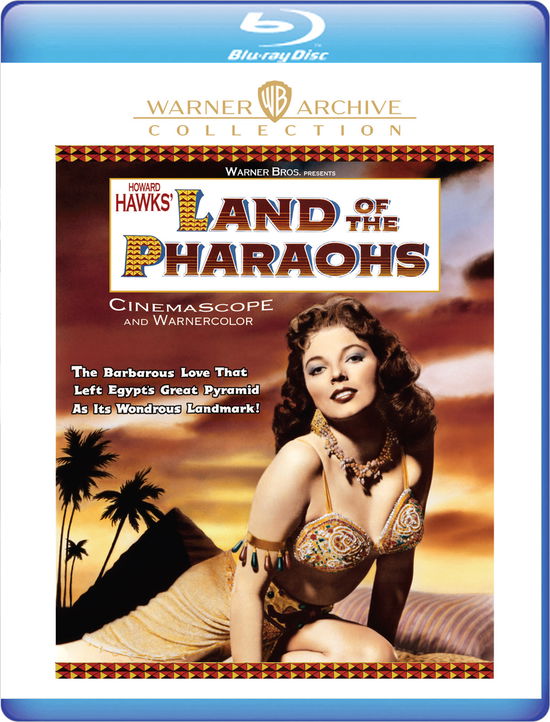 Cover for Land of the Pharaohs (Blu-ray) (2023)