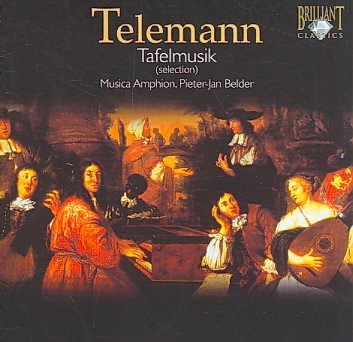 Cover for Telemann / Musica Amphion / Belder · Tafelmusik (Selection) (CD) (2009)