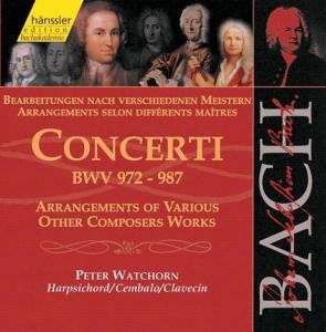 Cover for Peter Watchorn · BACH: Concerti BWV 972-987 (CD) (2000)