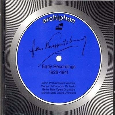 Cover for Hans Knappertsbusch · Early Recordings (CD) (1995)