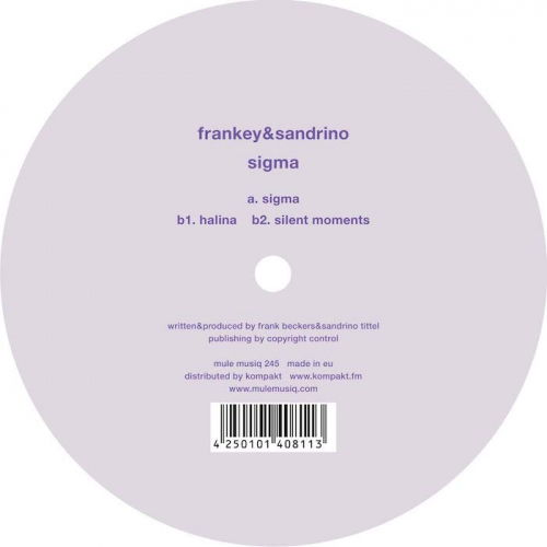 Sigma - Frankey & Sandrino - Musik - MULE MUSIQ - 4250101408113 - 11 oktober 2019