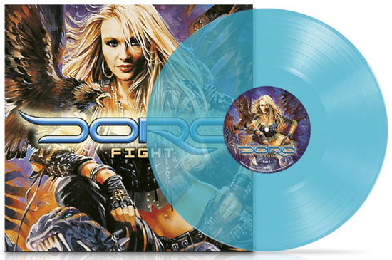 Cover for Doro · Fight (Limited Edition) (Transparent Curacao Vinyl) (LP) [Limited edition] (2023)