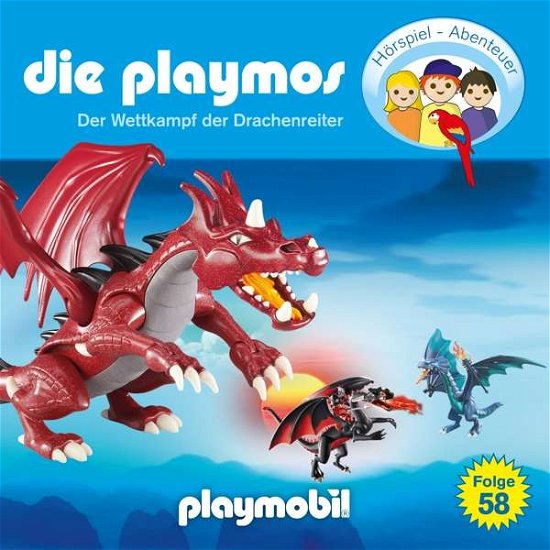 Cover for Die Playmos · (58)der Wettkampf Der Drachenreiter (CD) (2017)