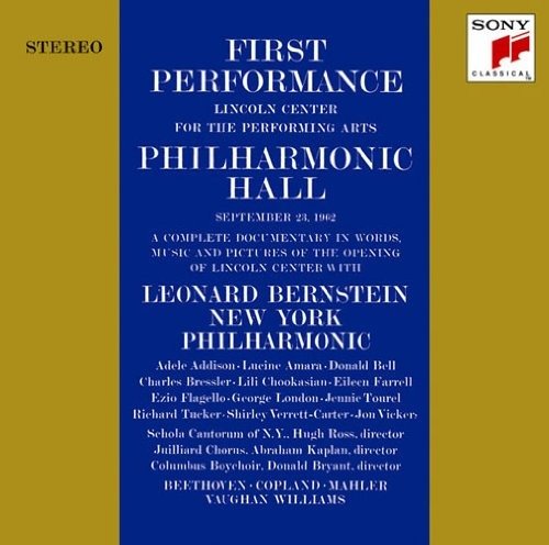 Cover for Leonard Bernstein · First Performance-Lincoln Center (CD) (2011)