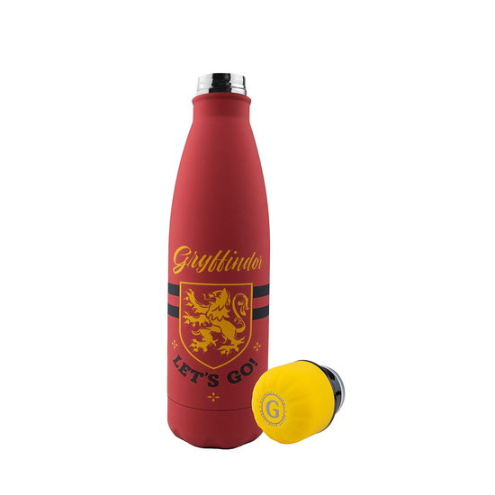 Let's Go Gryffindor Insulated Water Bottle - Harry Potter: Cinereplicas - Produtos - Wizard Alliance - 4895205615113 - 2025