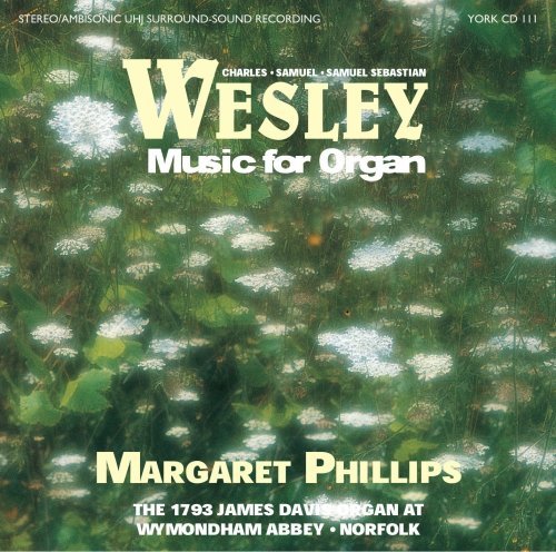 Cover for Margaret Phillips · Wesley: Music for Organ (CD) (1995)