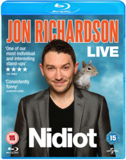 Cover for Jon Richardson Live 2014 · Jon Richardson - Live Nidiot (Blu-Ray) (2014)