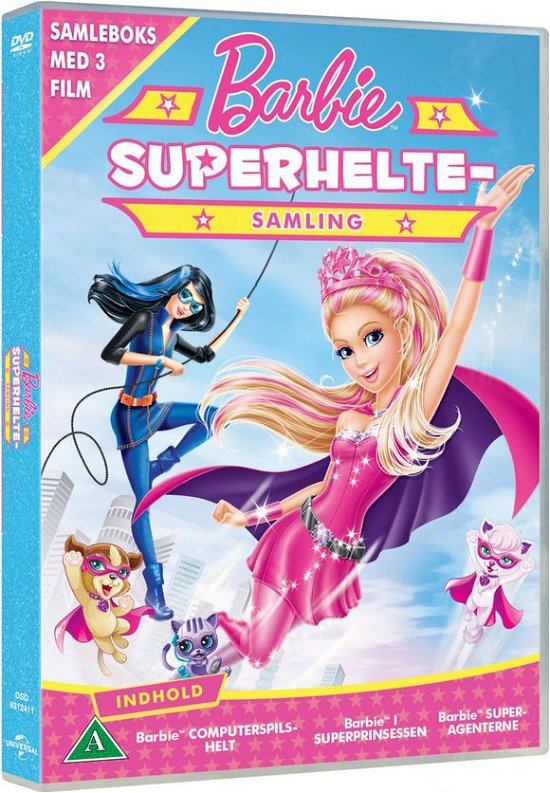 Cover for Barbie · Computerspilshelt / Superprinsessen / Superagenterne (DVD) (2017)