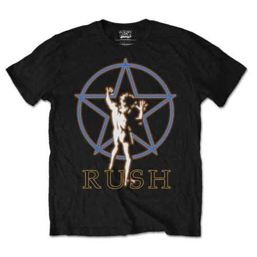 Cover for Rush · Rush Unisex T-Shirt: Starman Glow (Black) (T-shirt) [size M] [Black - Unisex edition] (2015)