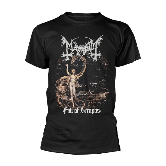 Cover for Mayhem · Fall of Seraphs (T-shirt) [size L] [Black edition] (2019)