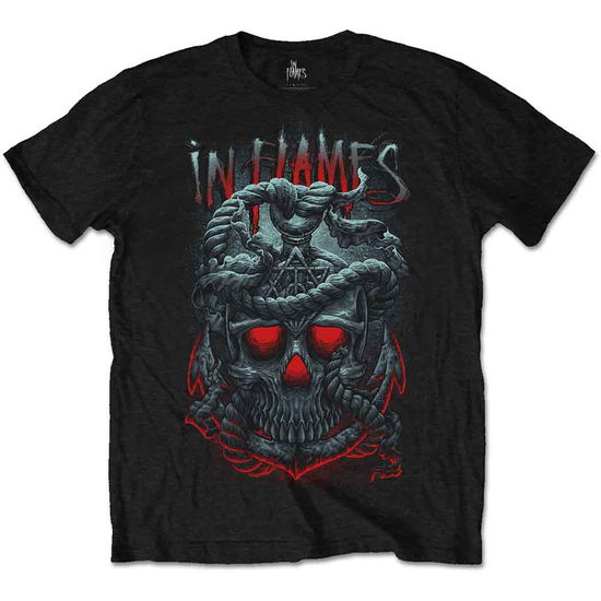 In Flames Unisex T-Shirt: Through Oblivion - In Flames - Merchandise -  - 5056170605113 - September 27, 2016