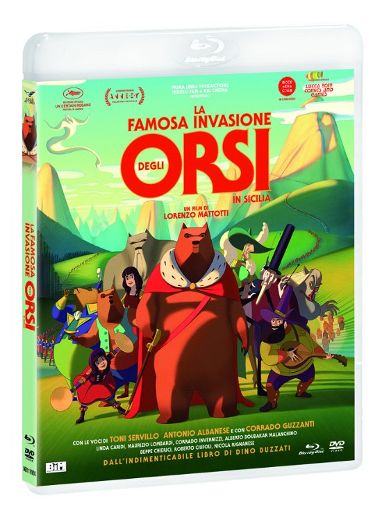 Cover for Famosa Invasione Degli Orsi in Sicilia (La) (Blu-ray+dvd) (Blu-ray) (2020)