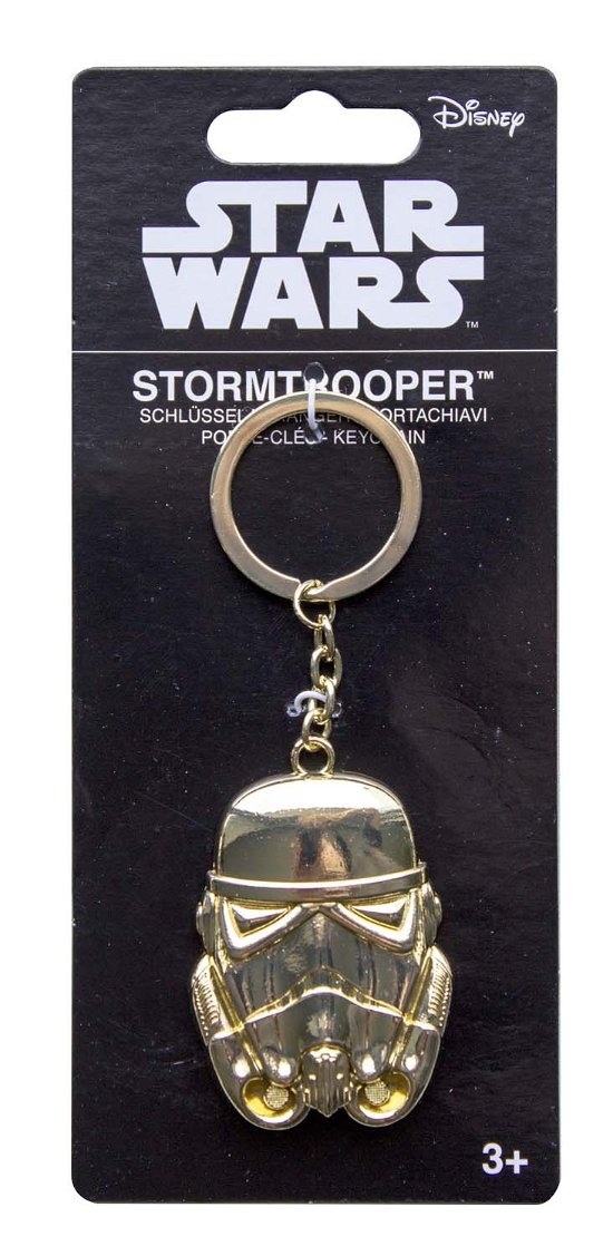 Star Wars: Episode VIII - Stormtrooper Gold Keyring (Portachiavi) - Star Wars - Merchandise - Joy Toy - 8058150659113 - 