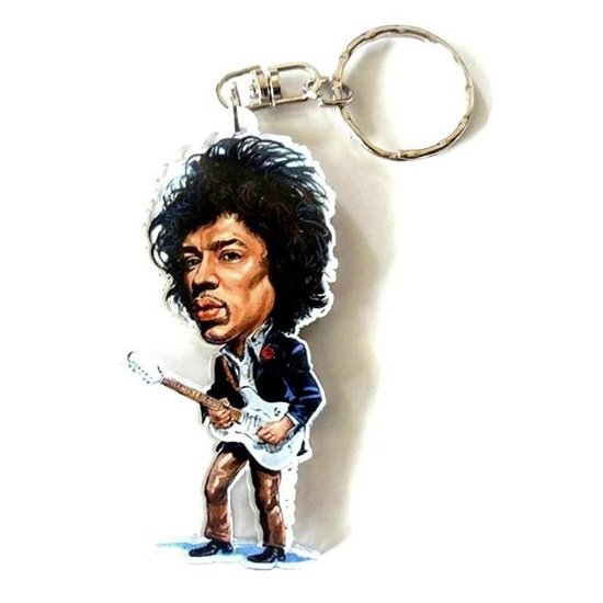 Portachiavi In Acrilico Caricature Music Legends- J. Hendrix - The Jimi Hendrix Experience - Merchandise - Music Legends Collection - 8991002040113 - 