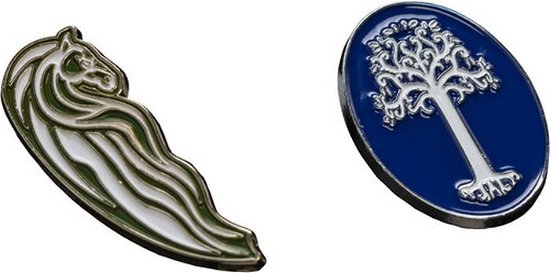Lord of the Rings Pin Set - Rohan Horse & White Tr - Other - Andet -  - 9420024729113 - 31. oktober 2019