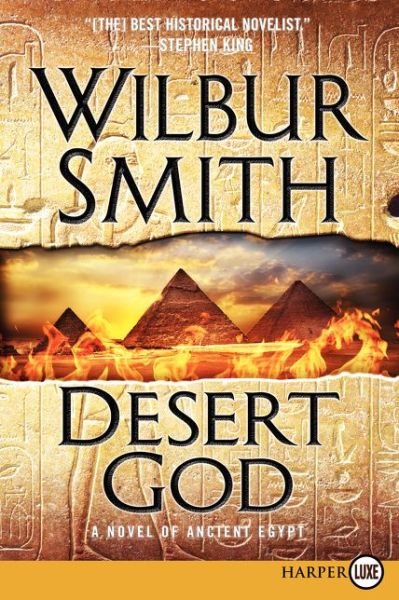 Cover for Wilbur Smith · Desert God Lp: a Novel of Ancient Egypt (Paperback Bog) [Lrg edition] (2014)