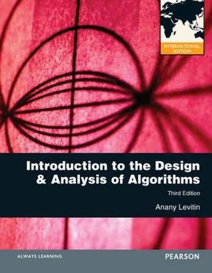 Cover for Anany Levitin · Introduction to the Design and Analysis of Algorithms: International Edition (Paperback Book) (2011)
