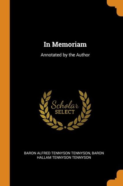 Cover for Baron Alfred Tennyson Tennyson · In Memoriam (Paperback Book) (2018)