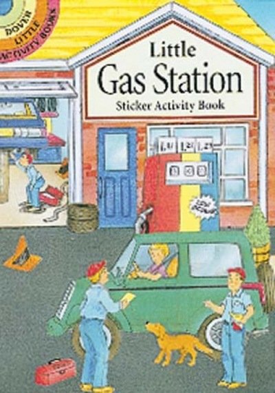 Little Gas Station Sticker Activity Book - Dover Little Activity Books - Cathy Beylon - Bøger - Dover Publications Inc. - 9780486403113 - 8. juni 1998